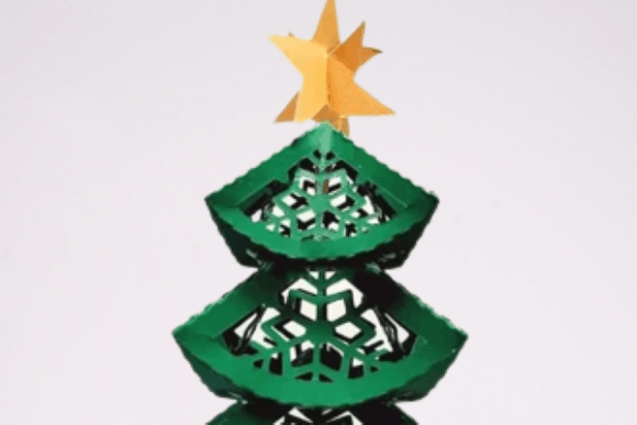 3D SVG Christmas Tree for Branding