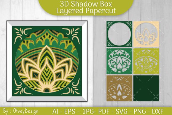 3D SVG Mandala for Shadow Boxes Review