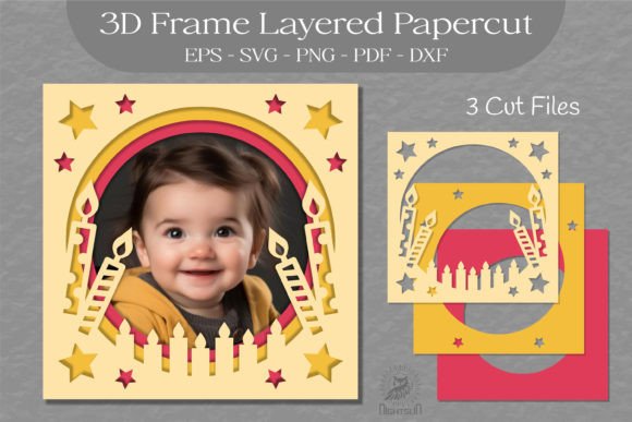 3D SVG Shadow Boxes: Birthday Frame Review