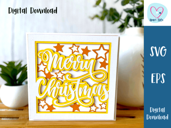 Christmas Card Stars SVG: A 3D SVG Review