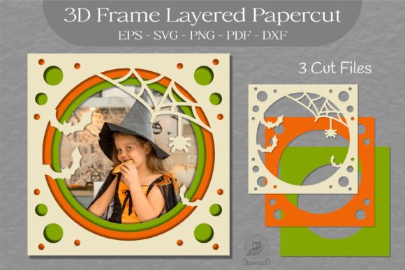 Halloween 3D SVG for Shadow Boxes