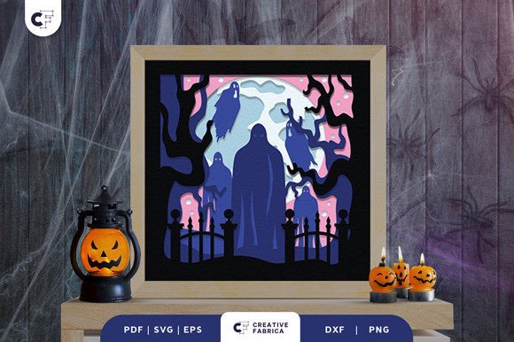 Halloween 3D SVG: Forest Night Review
