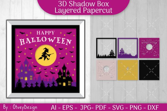 Halloween 3D SVG Shadow Boxes Review
