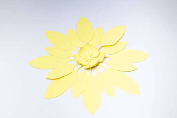 Magnolia 3D SVG: Elevating Paper Flowers