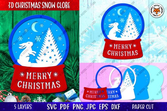 Review: 3D SVG Christmas Bunny Ornament