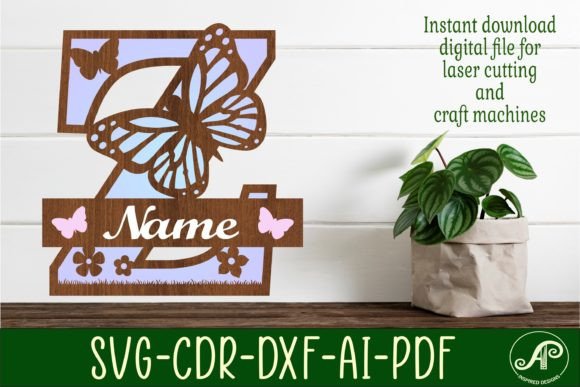 Reviewing Butterfly Capital Monogram Letter Z SVG: A 3D SVG for Shapes