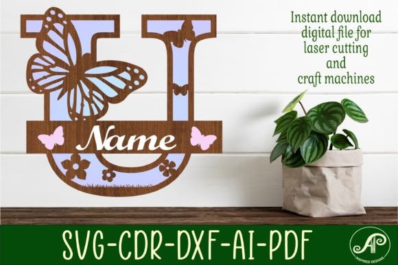 Reviewing the Butterfly Capital Monogram Letter U SVG