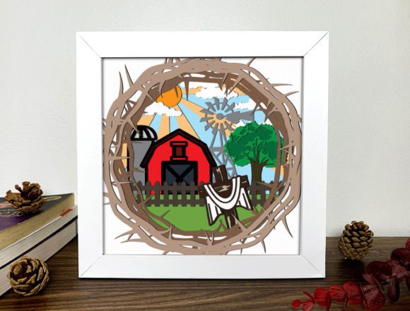 Reviewing the Tranquil Farm Shadow Box Design