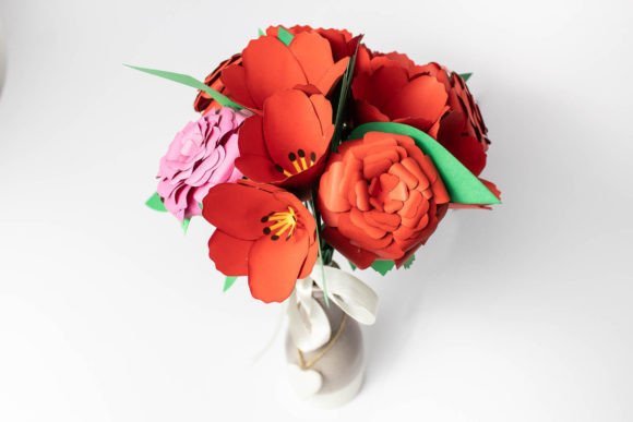 Valentine s Day Tulips Bouquet: 3D SVG Paper Flowers Review